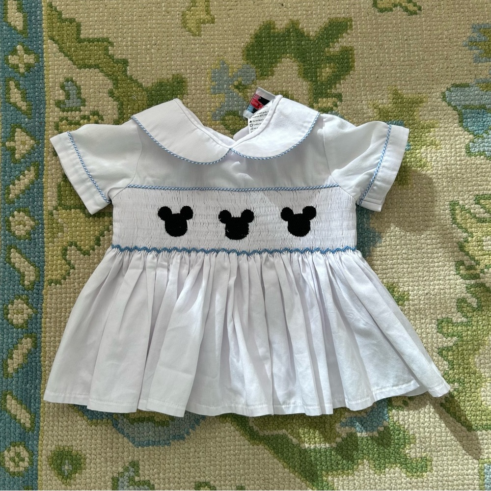 Boy’s Smocked Mickey Mouse Top